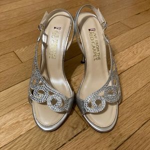 3 inch High heel silver bling sexy shoes